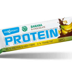 Maxsport Protein Bar proteinová tyčinka banán v čokoládě 50 g