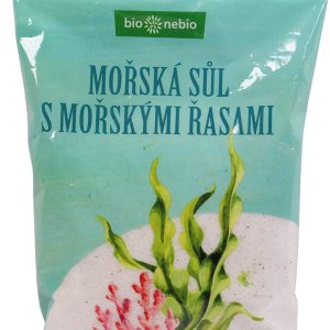 bio*nebio Mořská sůl jodovaná mořskými řasami 500 g