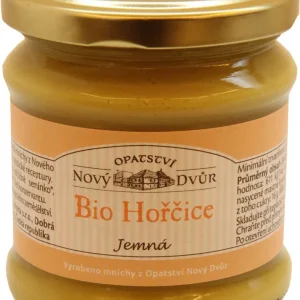 Opatství Nový Dvůr Hořčice jemná 210g BIO
