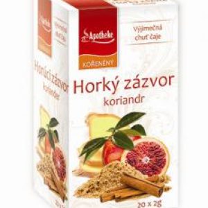 Apotheke Premier Horký zázvor a koriandr 20×2 g