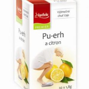 Apotheke Pu-erh a citron čaj 20 x 1,8 g