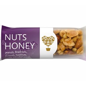 Tyčinka Natureland Ořechy a med 40 g