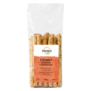 PROBIO Tyčinky celozrnné s mořskou solí 100g BIO