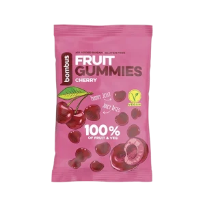 Bombus Fruit Gummies Cherry třešňové bonbony 35 g