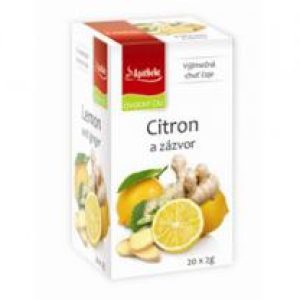 Apotheke Premier Citron a zázvor 20×2 g