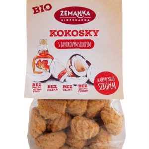 Biopekárna Zemanka kokosky s javorovým sirupem 100g BIO