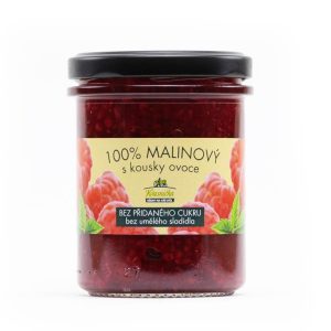 Kvasnička Džem malinový bez přidaného cukru 200 g