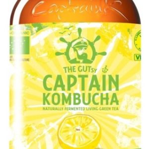 Captain Kombucha Kombucha zelený čaj citron 400 ml BIO