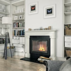 Krbová vložka Defro Home INTRA ME světlá keramika