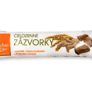 Nature Line Celozrnné sušenky Zázvorky 65 g