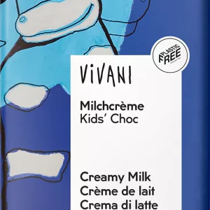 Vivani mléčná čokoláda s mléčnou náplní pro děti 100g BIO
