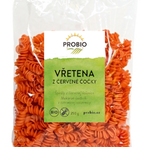 PROBIO Těstoviny vřetena z červené čočky 250g BIO