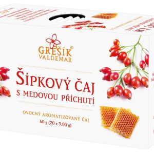 Grešík Šípkový čaj s medovou příchutí 20x3g