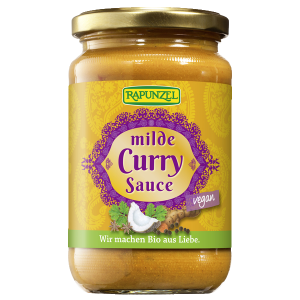 Rapunzel Curry omáčka jemná 350ml / 340g BIO