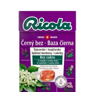 Ricola Černý Bez bez cukru 40 g
