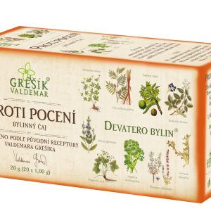 Grešík Devatero bylin Čaj Proti pocení 20x1g
