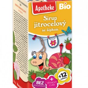 Apotheke Pohádkový sirup Jitrocelový se šípkem 250g Bio
