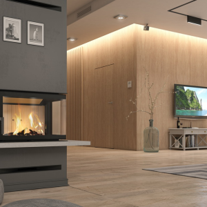 Krbová vložka Defro Home IMPULS SM BP rohová