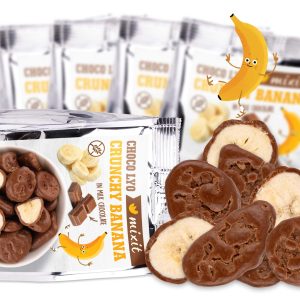 Mixit Křupavé banánky v čokoládě do kapsy 70 g