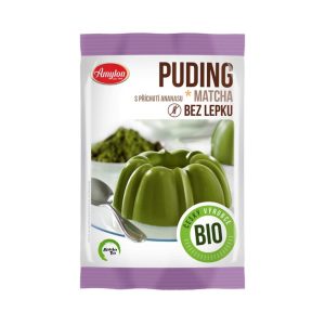 Amylon Puding Matcha Tea ananas bez lepku 40 g BIO