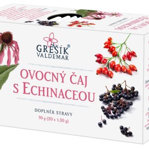 Grešík Ovocný čaj s echinaceou 20 x 1,5 g