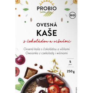 PROBIO Kaše ovesná s čokoládou a višněmi 250g BIO