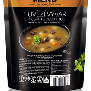Expres Menu Hovězí vývar s masem a zeleninou 600 g