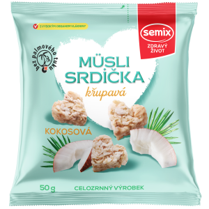 Semix Müsli srdíčka kokosová 50 g
