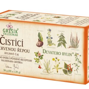 Grešík Devatero bylin Čaj Čisticí s červenou řepou 20×1,5 g