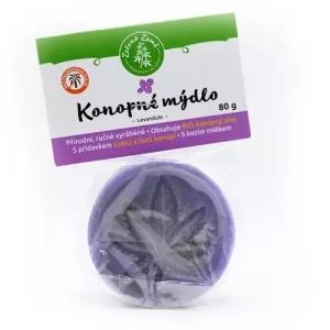 Zelená země Konopné mýdlo – levandule 80 g