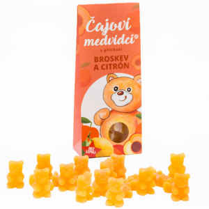 Lipoo Čajoví medvídci s příchutí broskve a citronu 50g