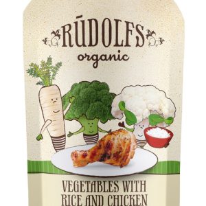 Rudolfs Kapsička Zelenina, rýže a kuřecí maso 110 g BIO