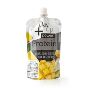 Day Up Dezert ovoný ananas, jablko, banán, mango s proteinem – kapsička 100 g