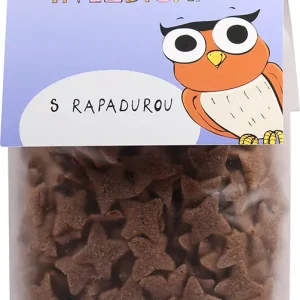 bio*nebio Kakaové hvězdičky s rapadurou a medem 150 g