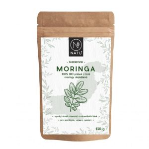 NATU Moringa prášek 130 g BIO