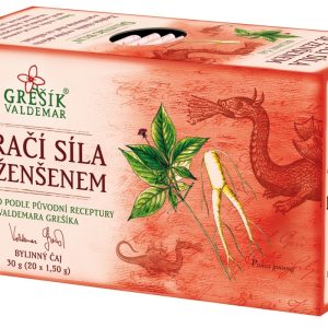 Grešík Dračí síla se ženšenem čaj 20 x 1,5 g