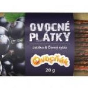 Ovocňák Ovocné plátky jablko černý rybíz 20 g
