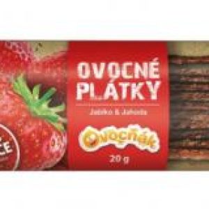 Ovocňák Ovocné plátky jablko jahoda 20 g