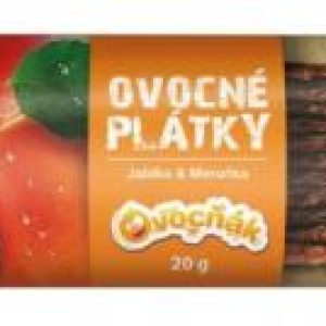 Ovocňák Ovocné plátky jablko meruňka 20 g