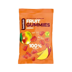Bombus Fruit Gummies Mango mangové bonbony 35 g