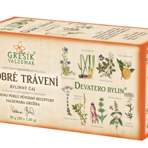 Grešík Devatero bylin Čaj Dobré trávení 20×1,5g