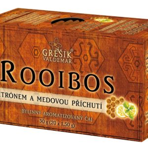 Grešík Rooibos Citrón + Med čaj n.s. 20 x 1,5 g