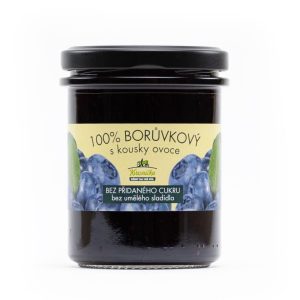 Kvasnička Džem borůvkový bez přidaného cukru 200 g