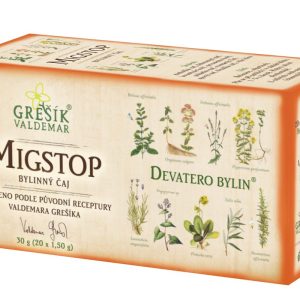 Grešík Devatero bylin Čaj Migstop 20×1,5g