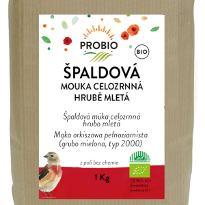 PROBIO Mouka špaldová celozrnná hrubě mletá 1kg BIO