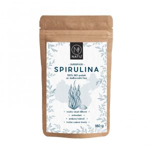 NATU Spirulina prášek 180g BIO