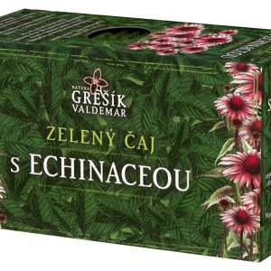 Grešík Zelený čaj s echinaceou 20 x 1,5 g