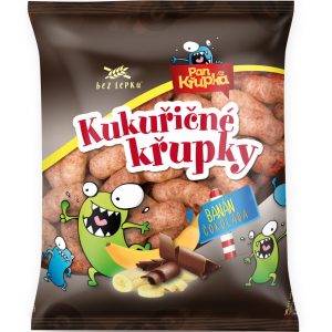 Rej Křupky kukuřičné banánové s čokoládou 90 g