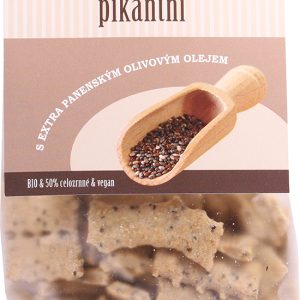 bio*nebio Chia krekry pikantní s olivovým olejem 130 g