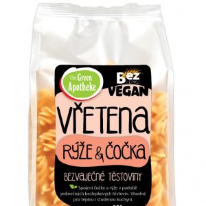 Green Apotheke Těstoviny vřetena rýžová s čočkou 250 g